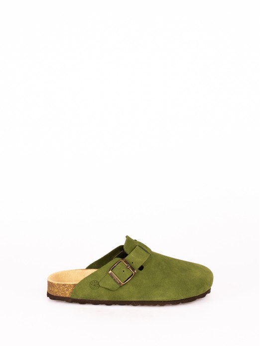 Suede Clogs