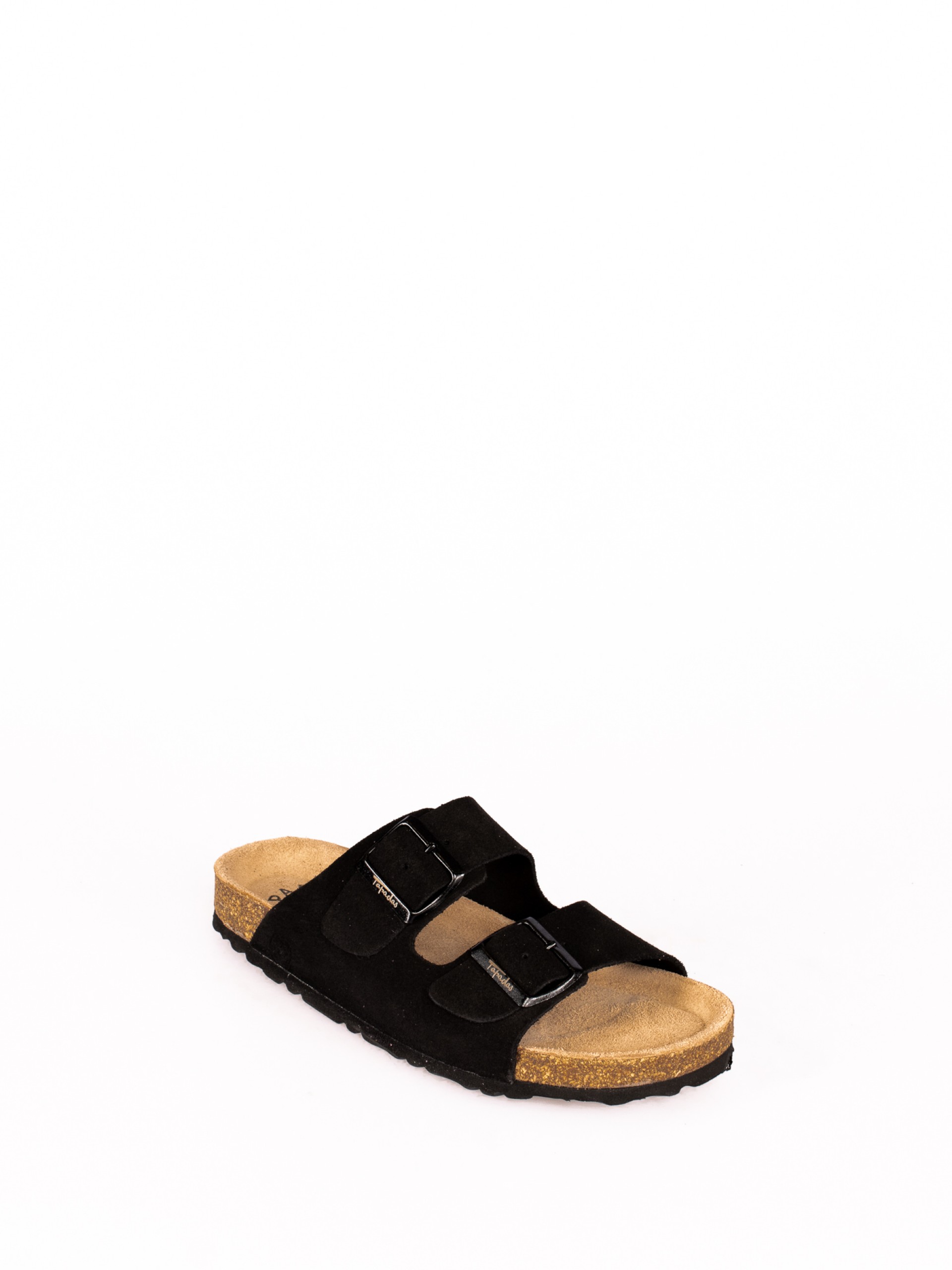 Bio Slipper with Two Suede Buckles