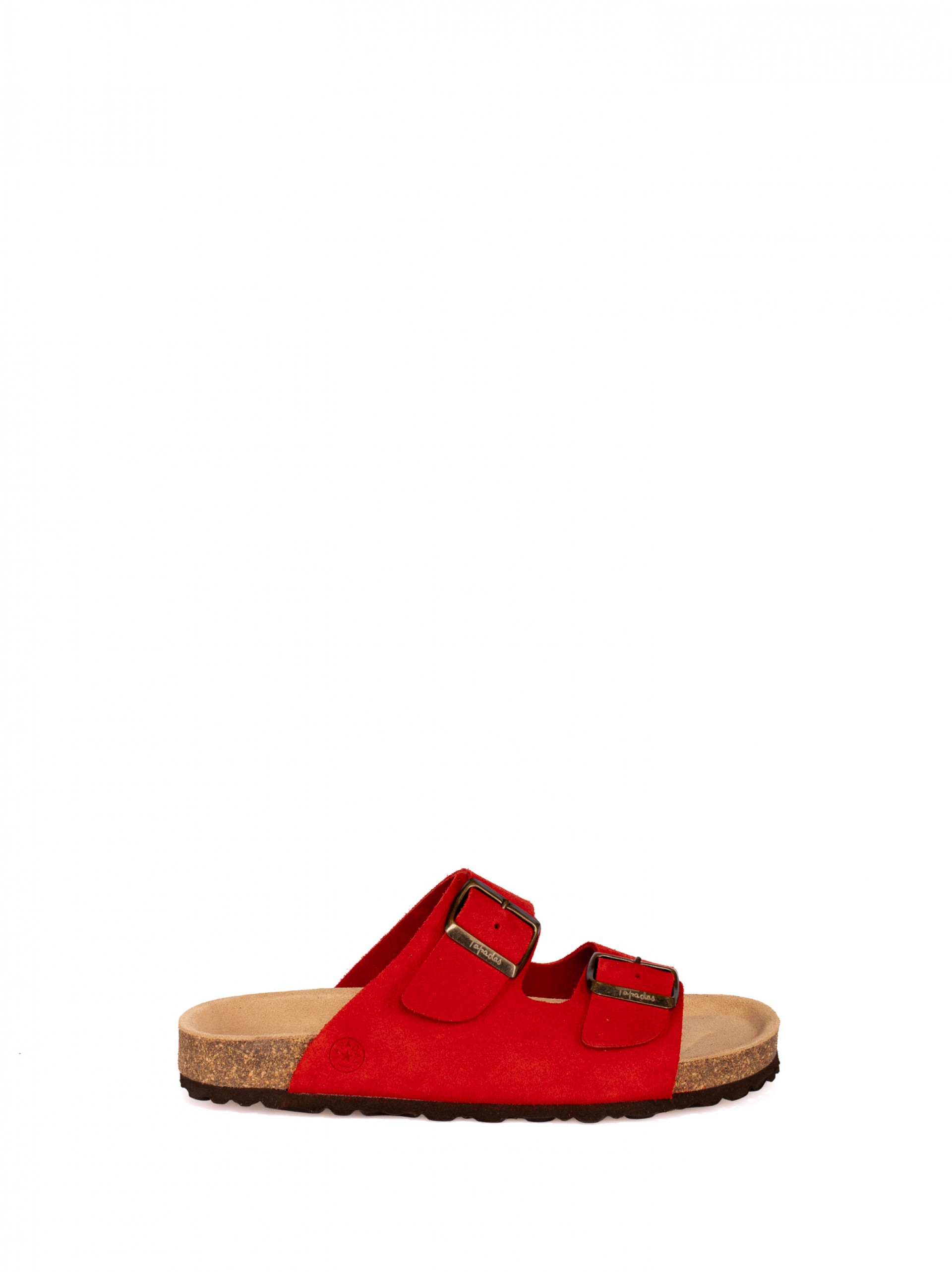 Bio Slipper with Two Suede Buckles