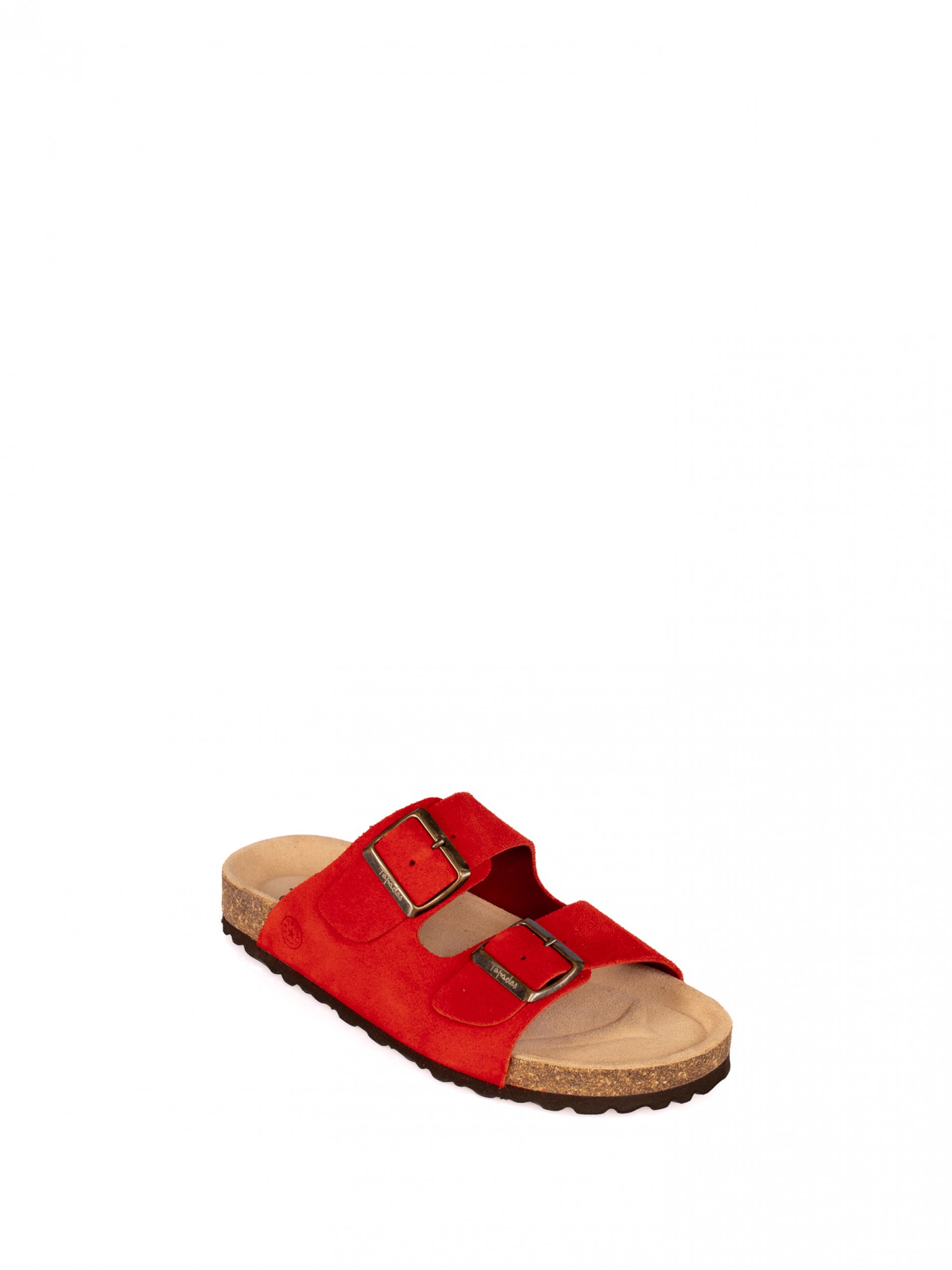 Bio Slipper with Two Suede Buckles