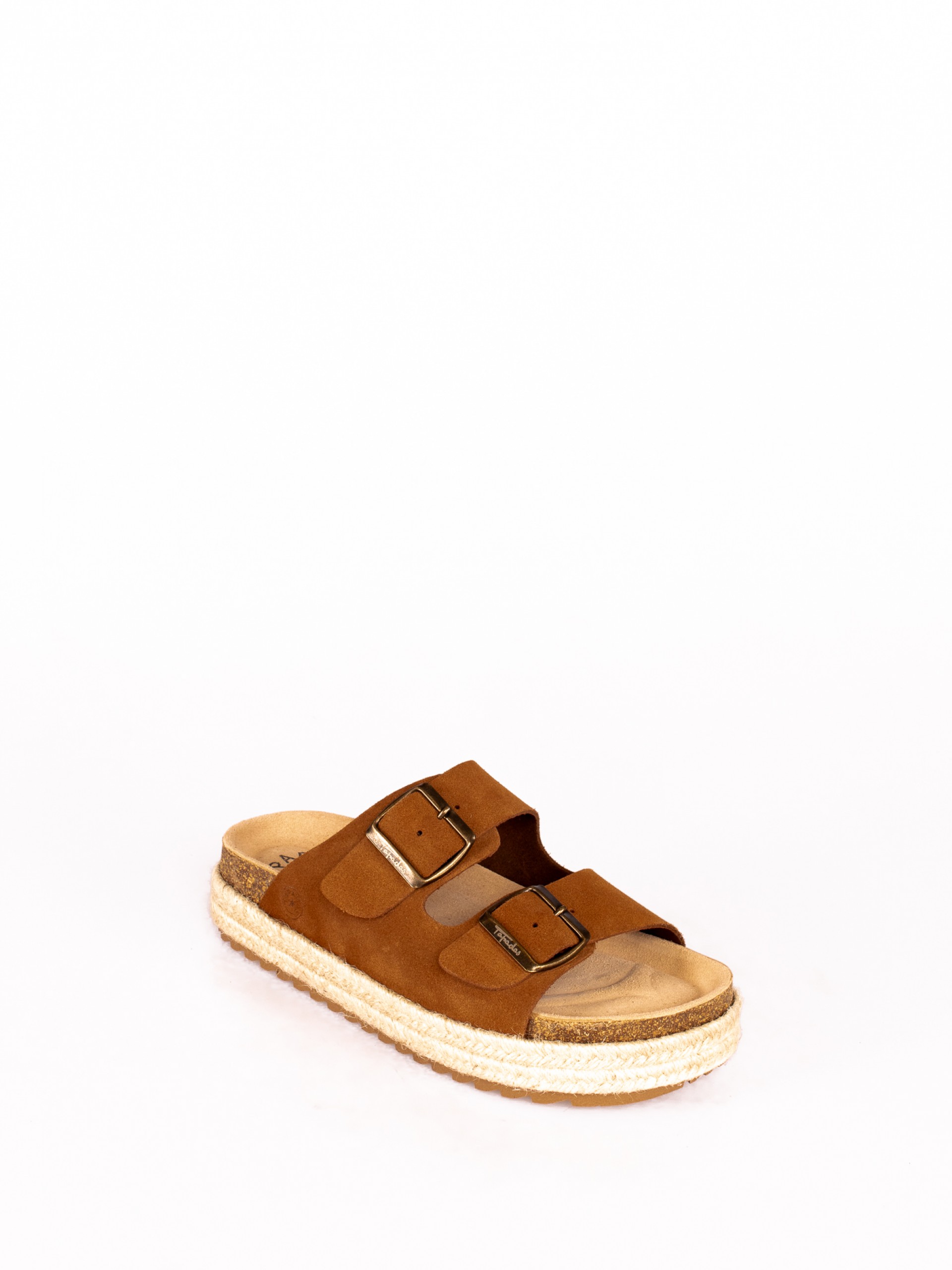 Bio Suede Rope Platform Flip Flops