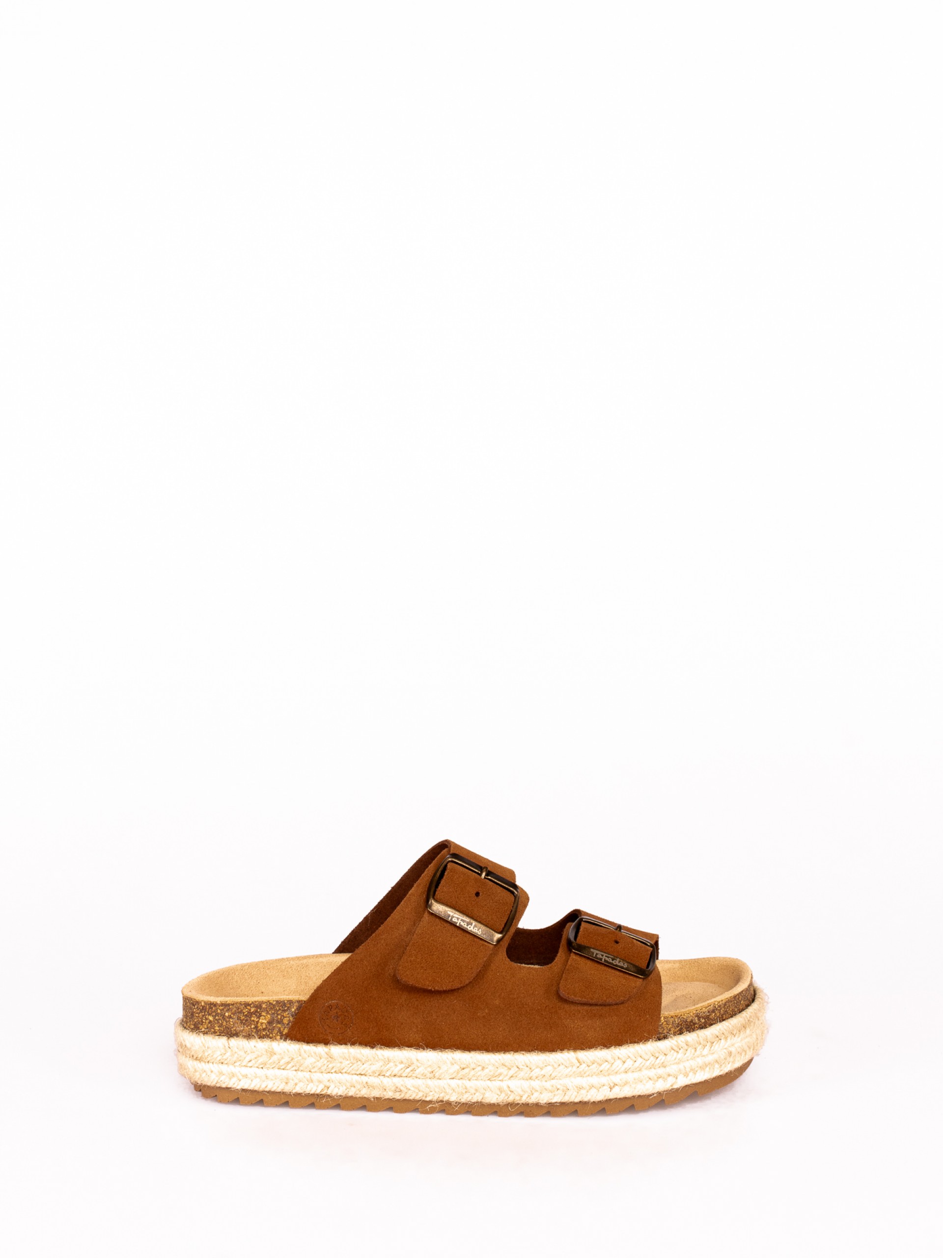 Bio Suede Rope Platform Flip Flops