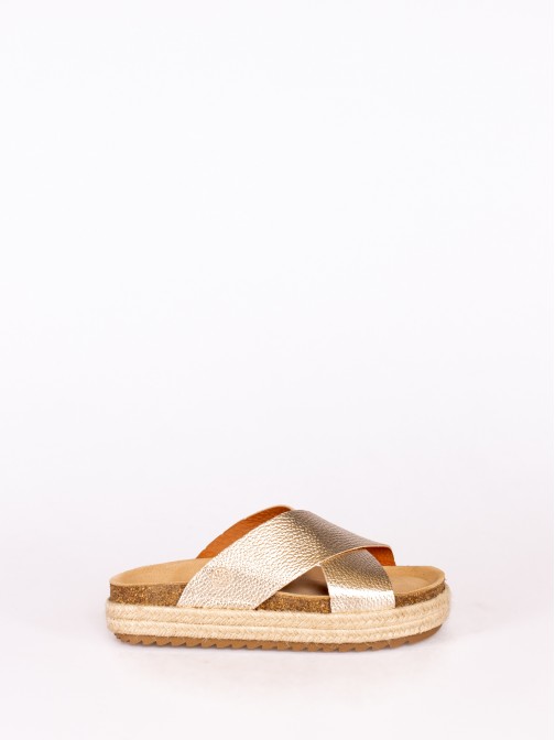 Bio Leather Platform Flip Flop