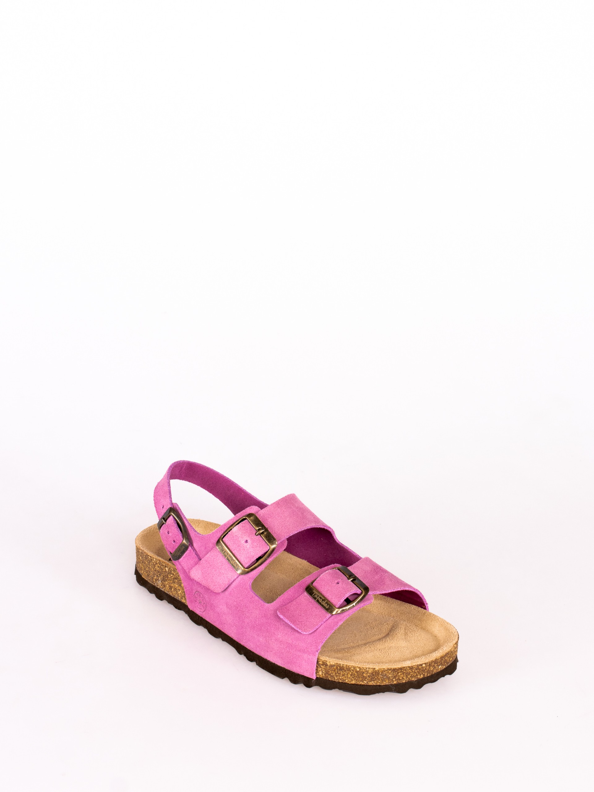 Sandália Bio com Fivelas em Camurça