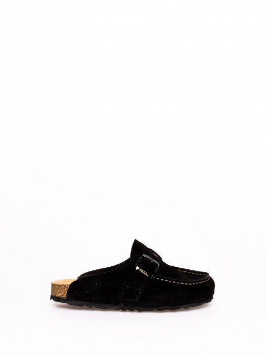 Clogs em Camura com Fivela