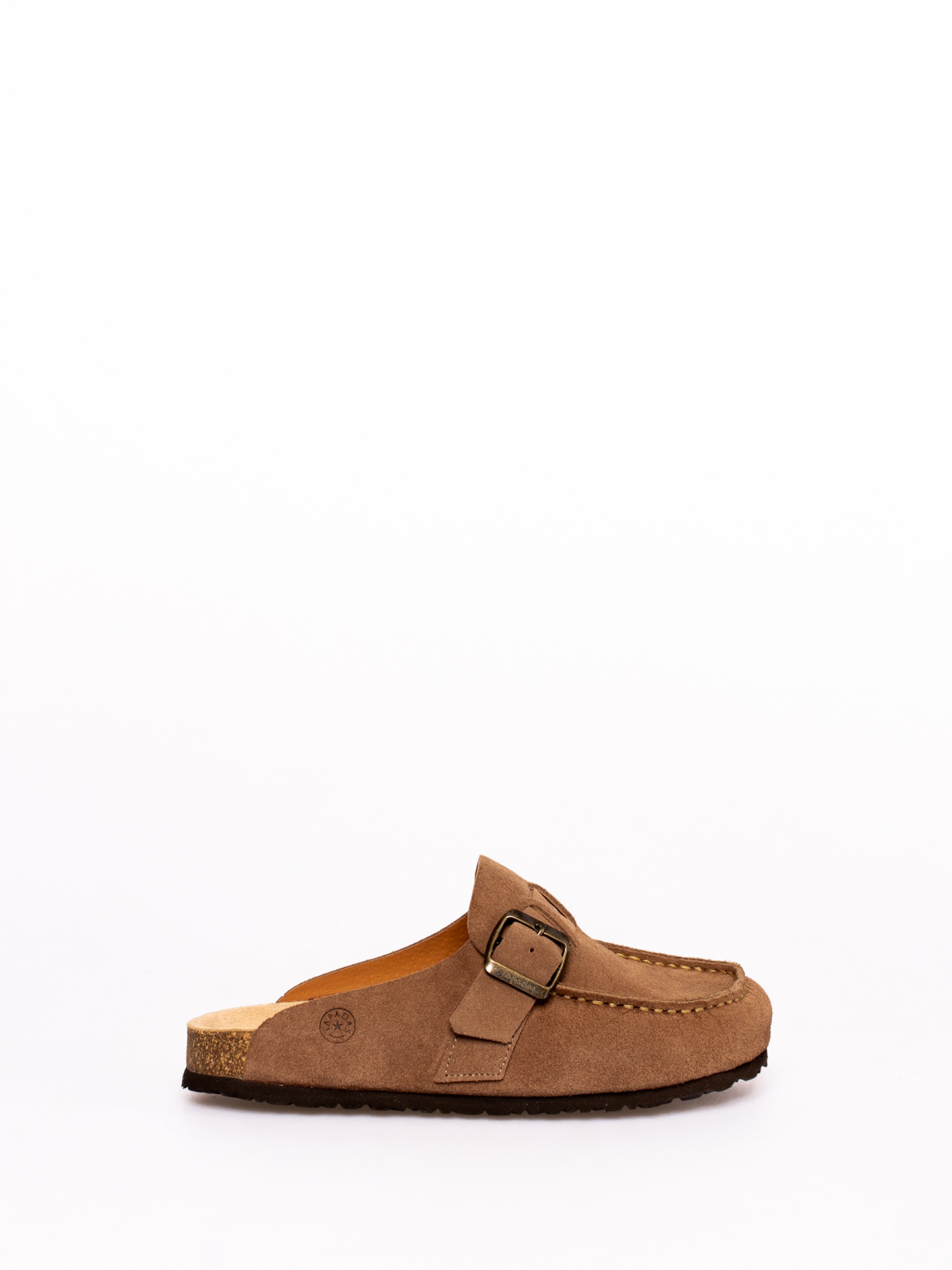 Clogs em Camurça com Fivela