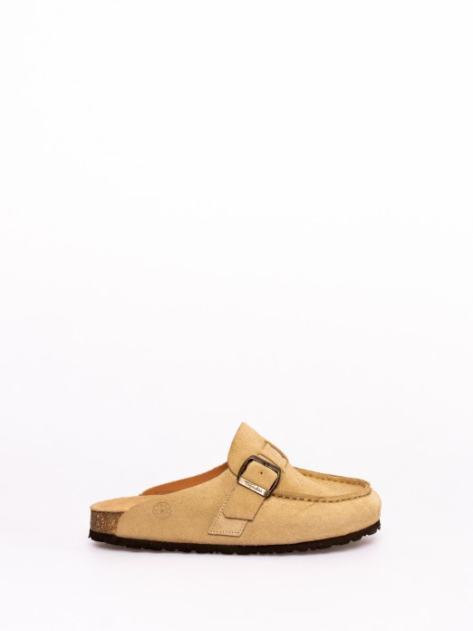 Clogs em Camura com Fivela