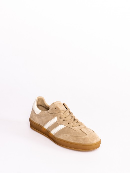 Suede High Sole Sports Shoe