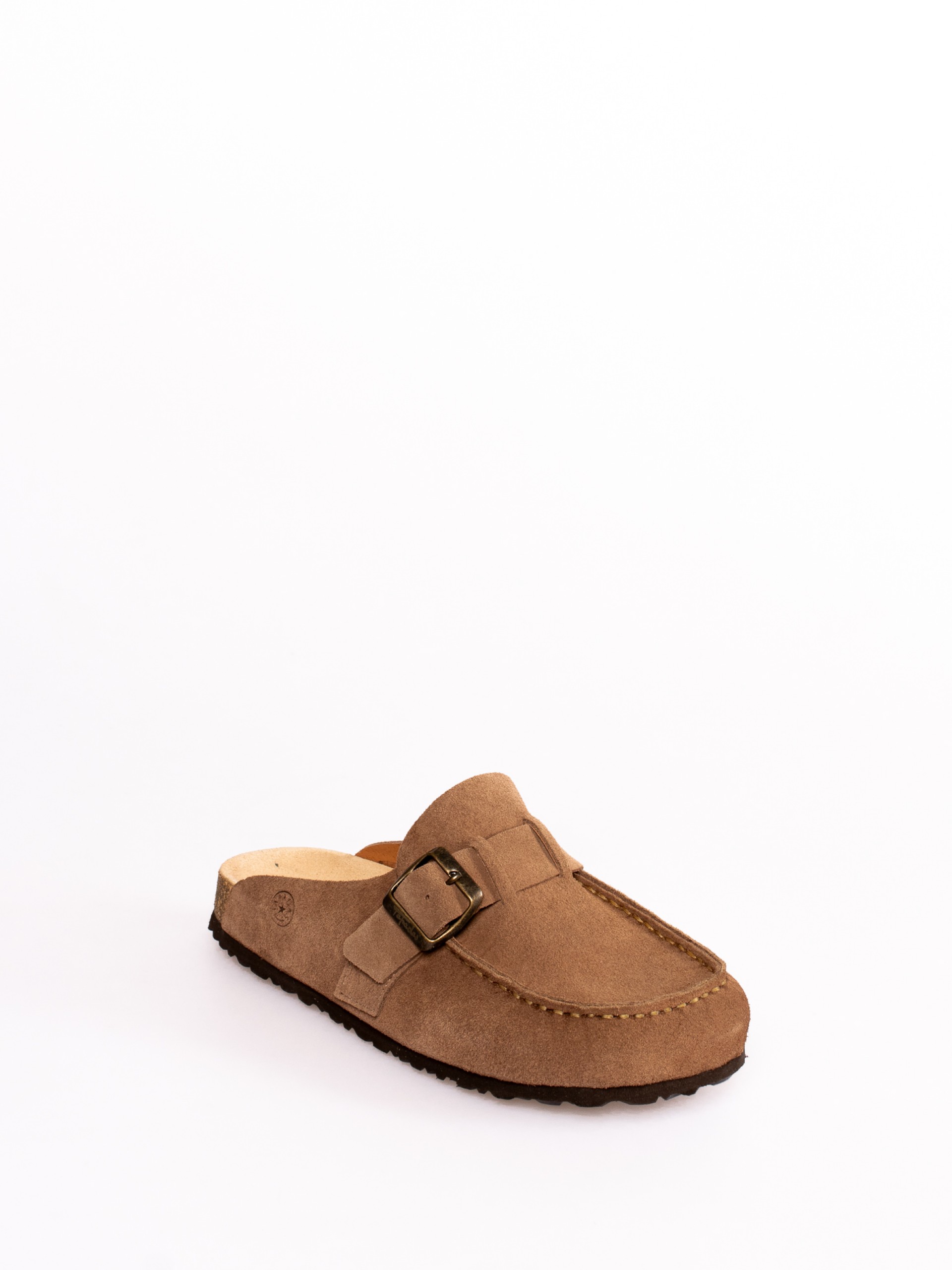 Clogs em Camurça com Fivela