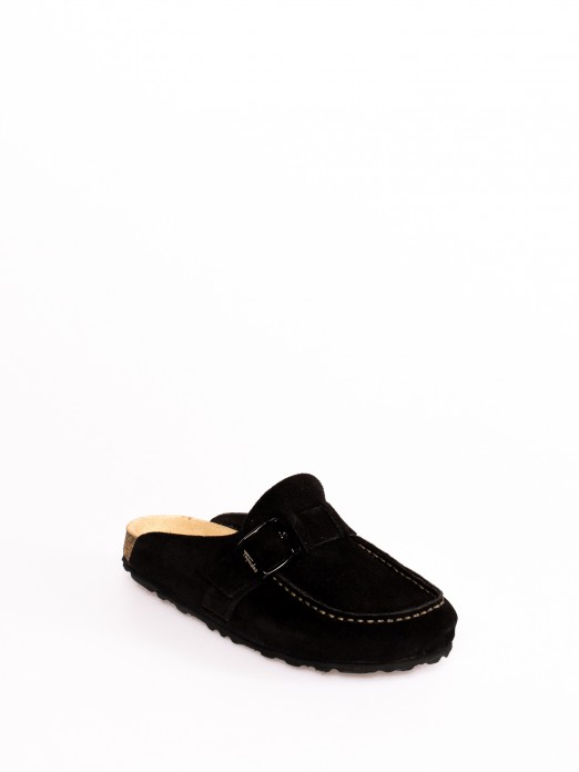 Clogs em Camura com Fivela