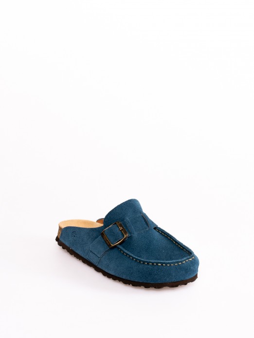 Clogs em Camura com Fivela