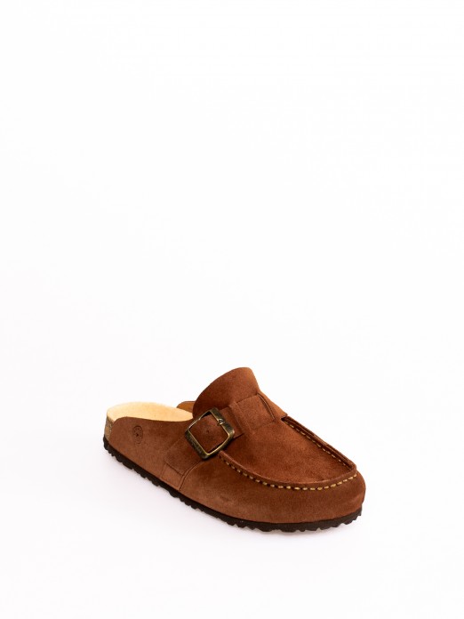 Clogs em Camura com Fivela