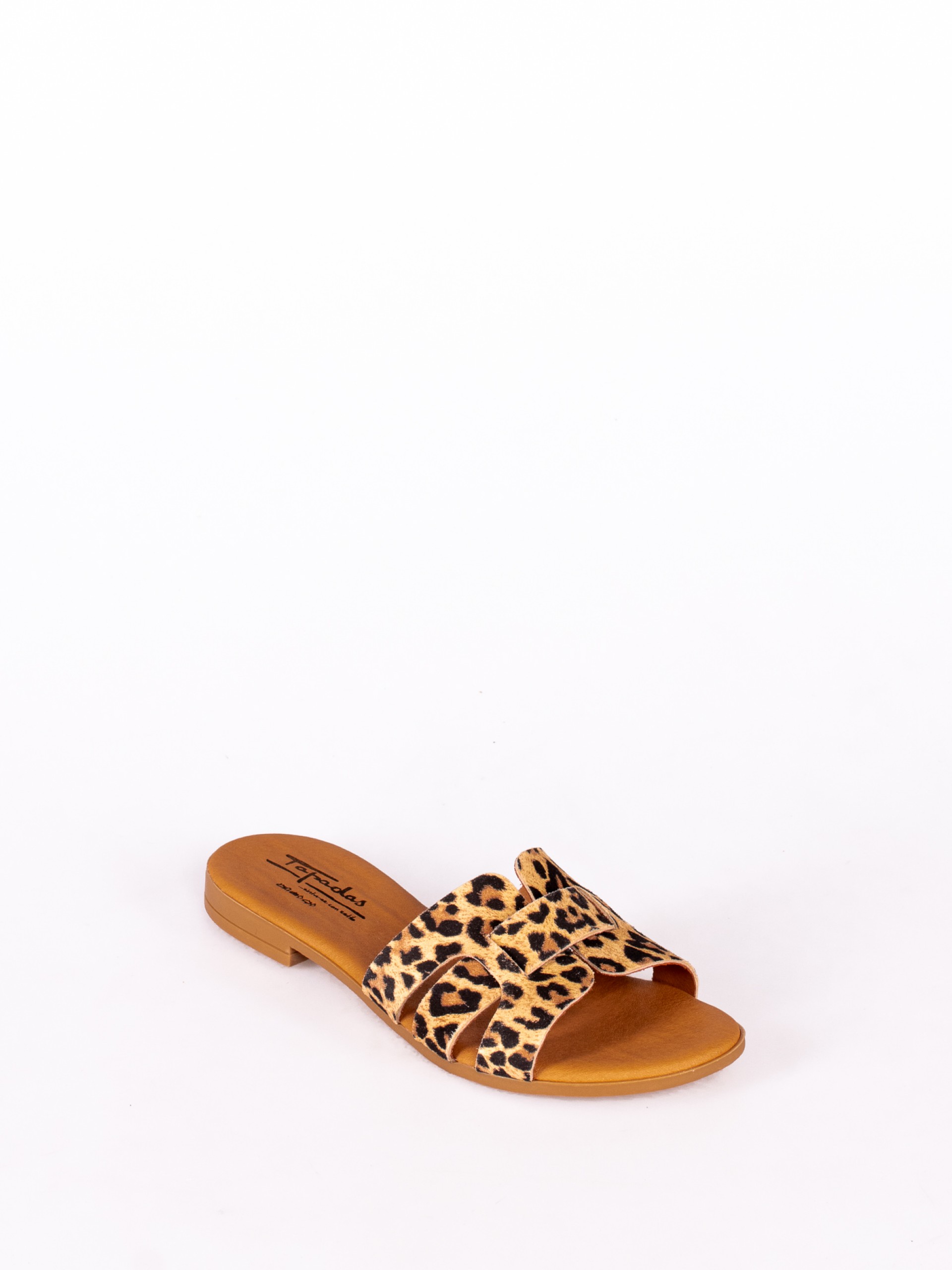 Chinela Tiras em Animal Print