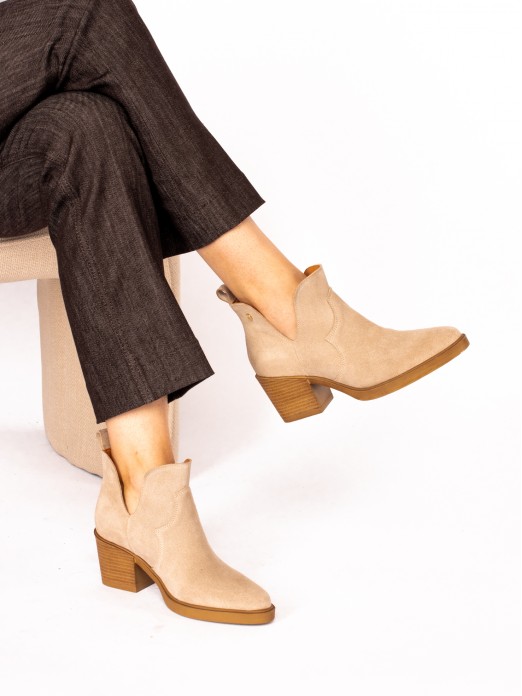 Texan Suede Ankle Boot