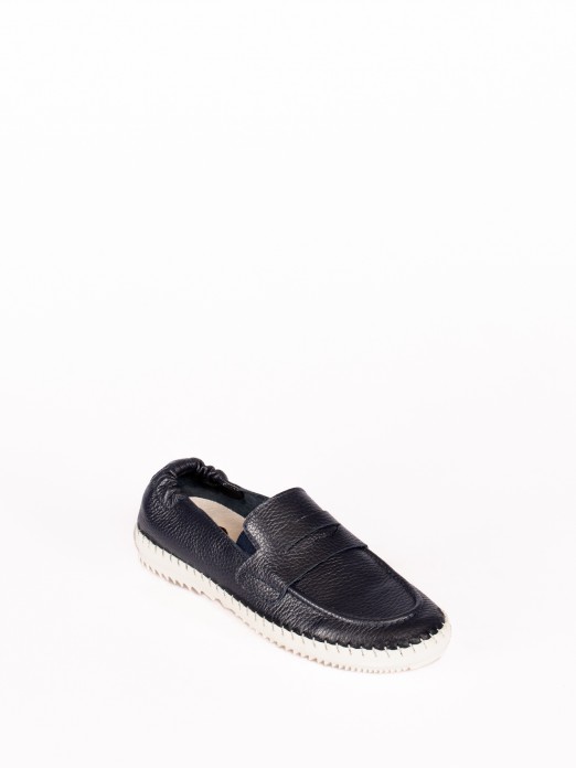 Mocassim Desportivo em Pele