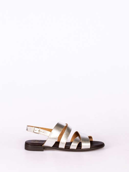 Flat Sandal with Multiple Straps