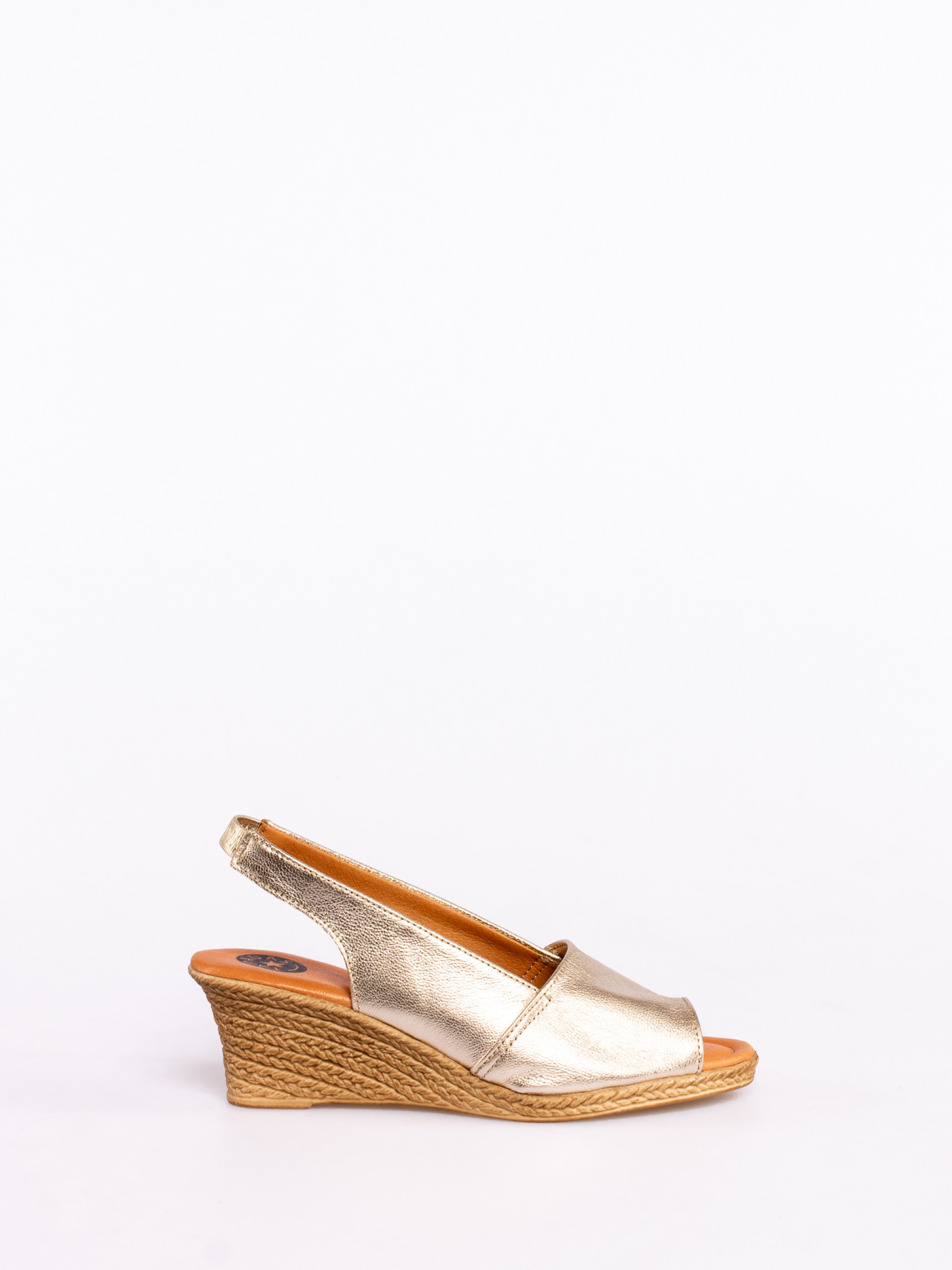 Leather Wedge Sandal