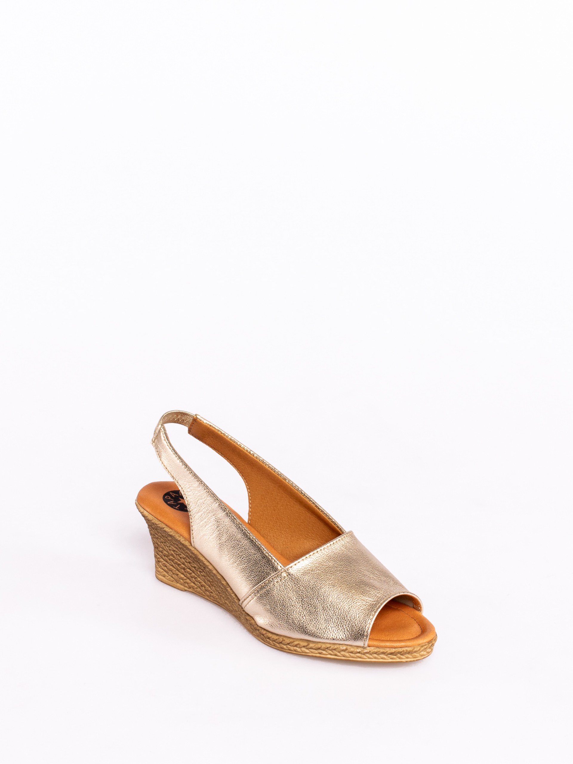 Leather Wedge Sandal