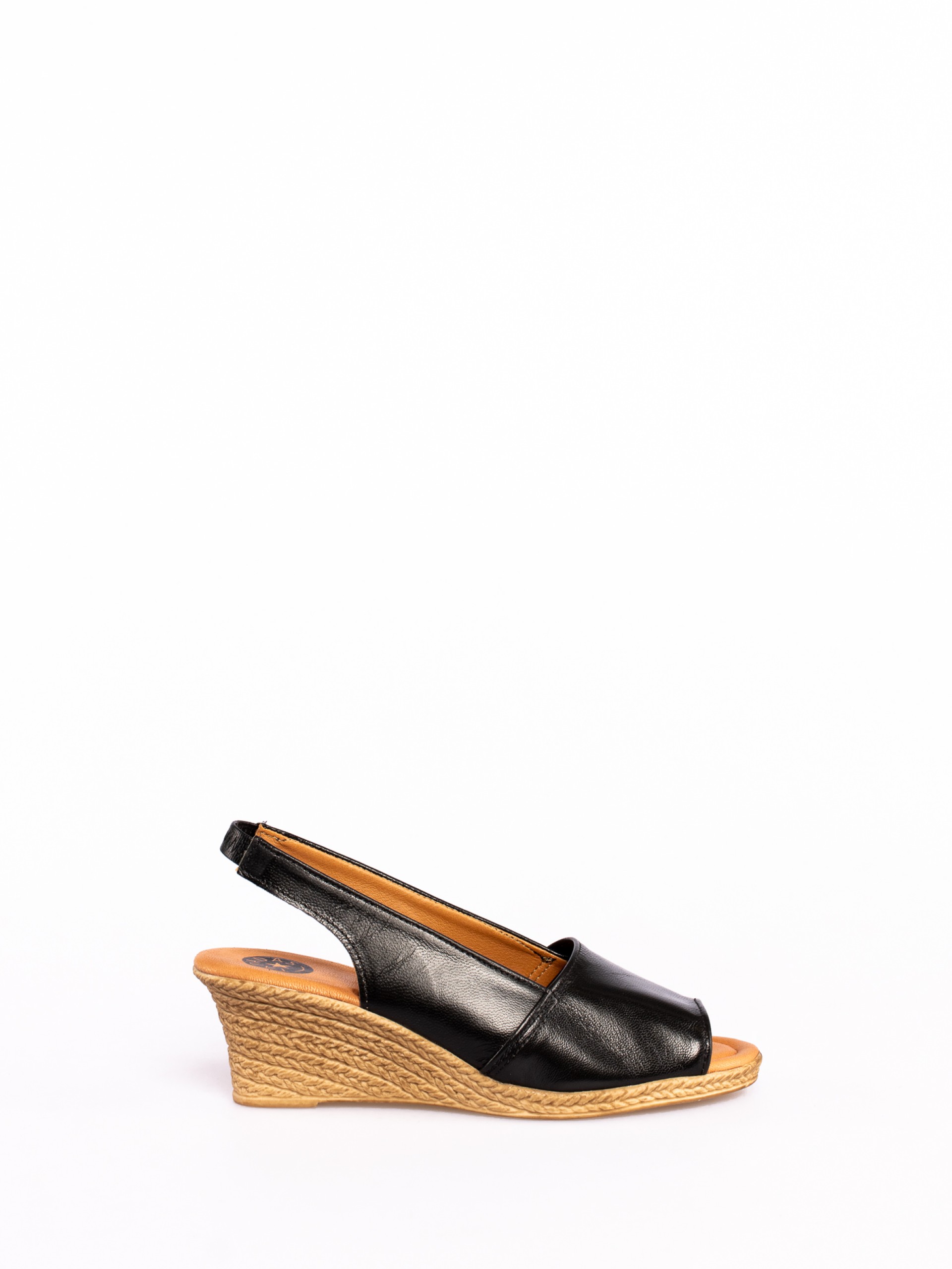 Leather Wedge Sandal