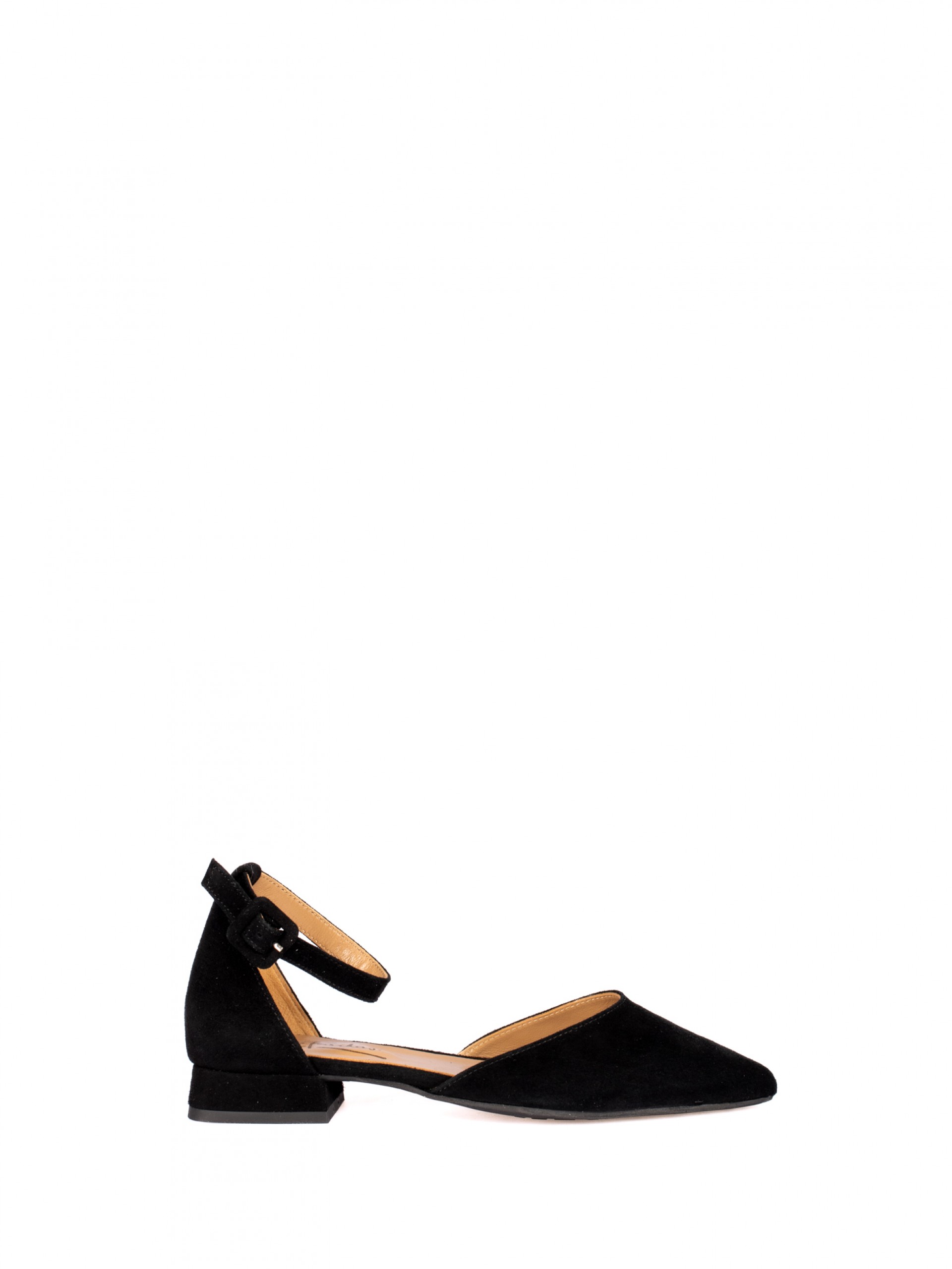 Suede Low Heel Shoe