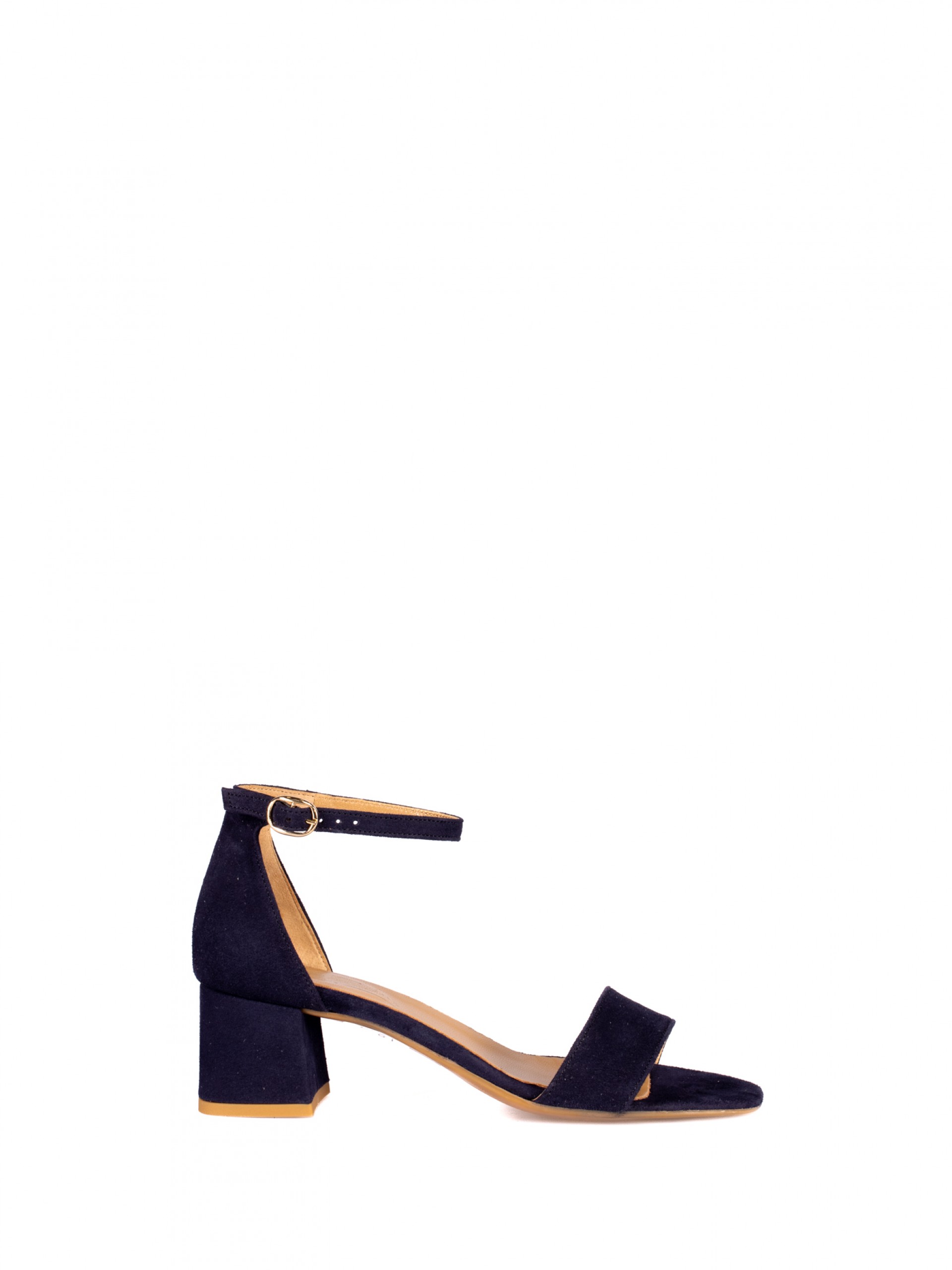 Suede Heel Sandal