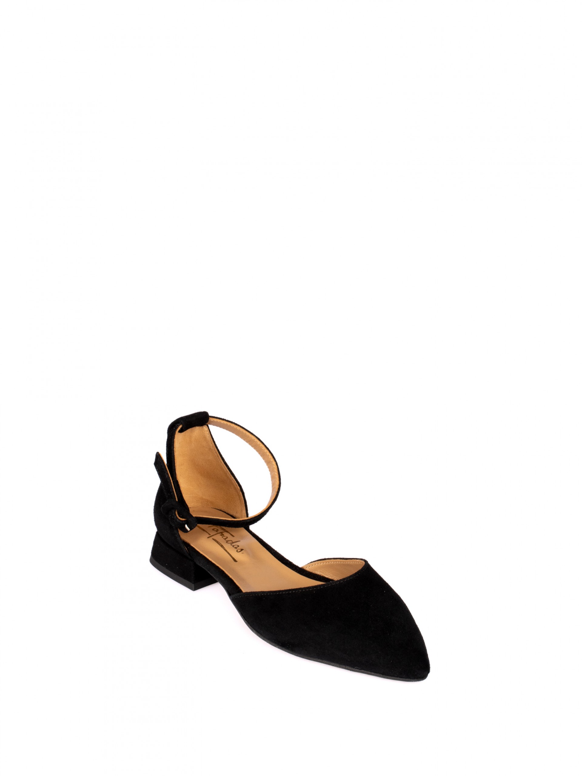 Suede Low Heel Shoe