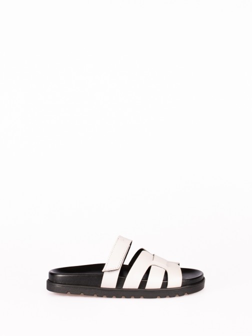 Chinelo Bio em Pele com Velcro