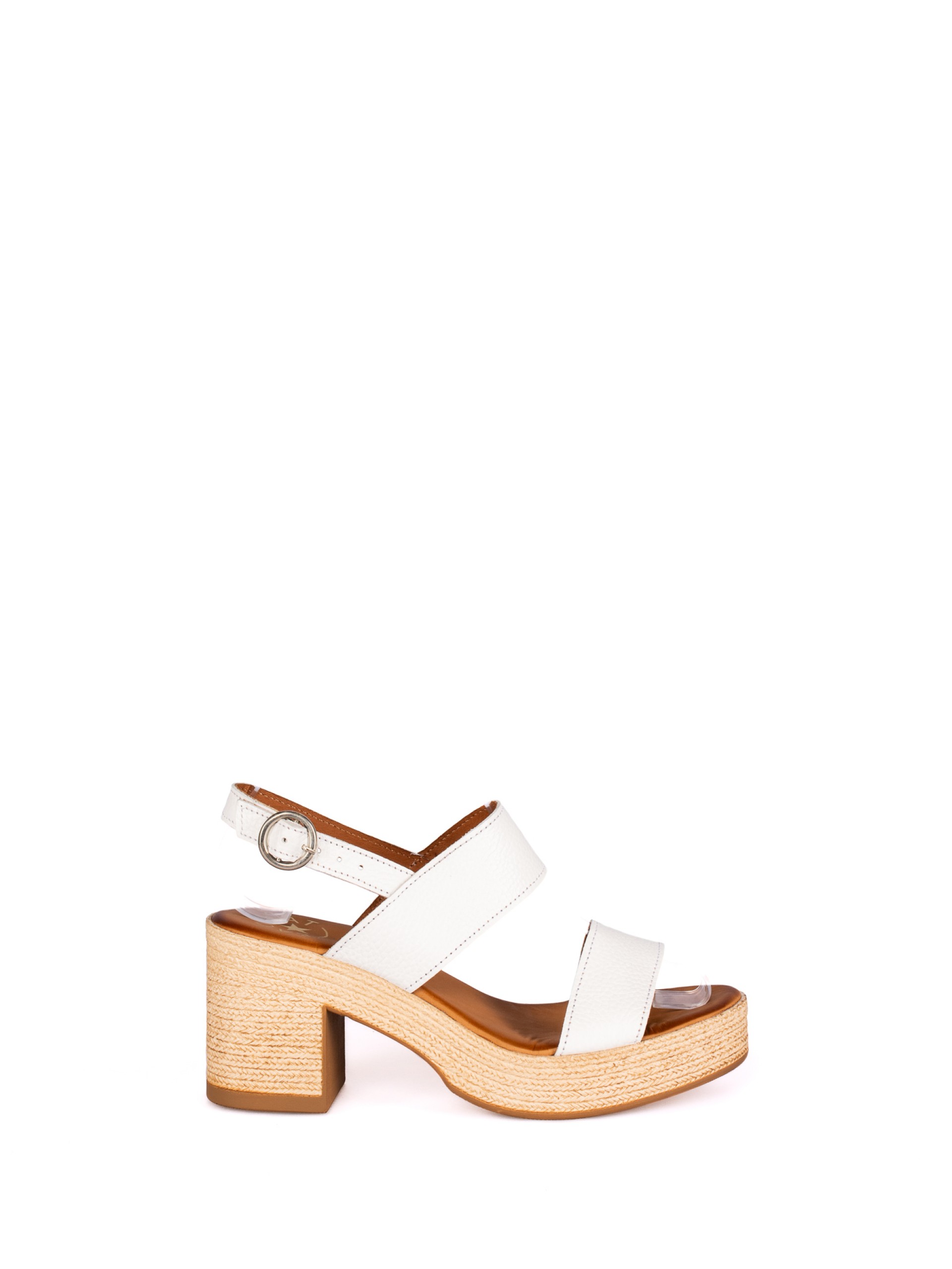 Two-Strap Leather Sandal
