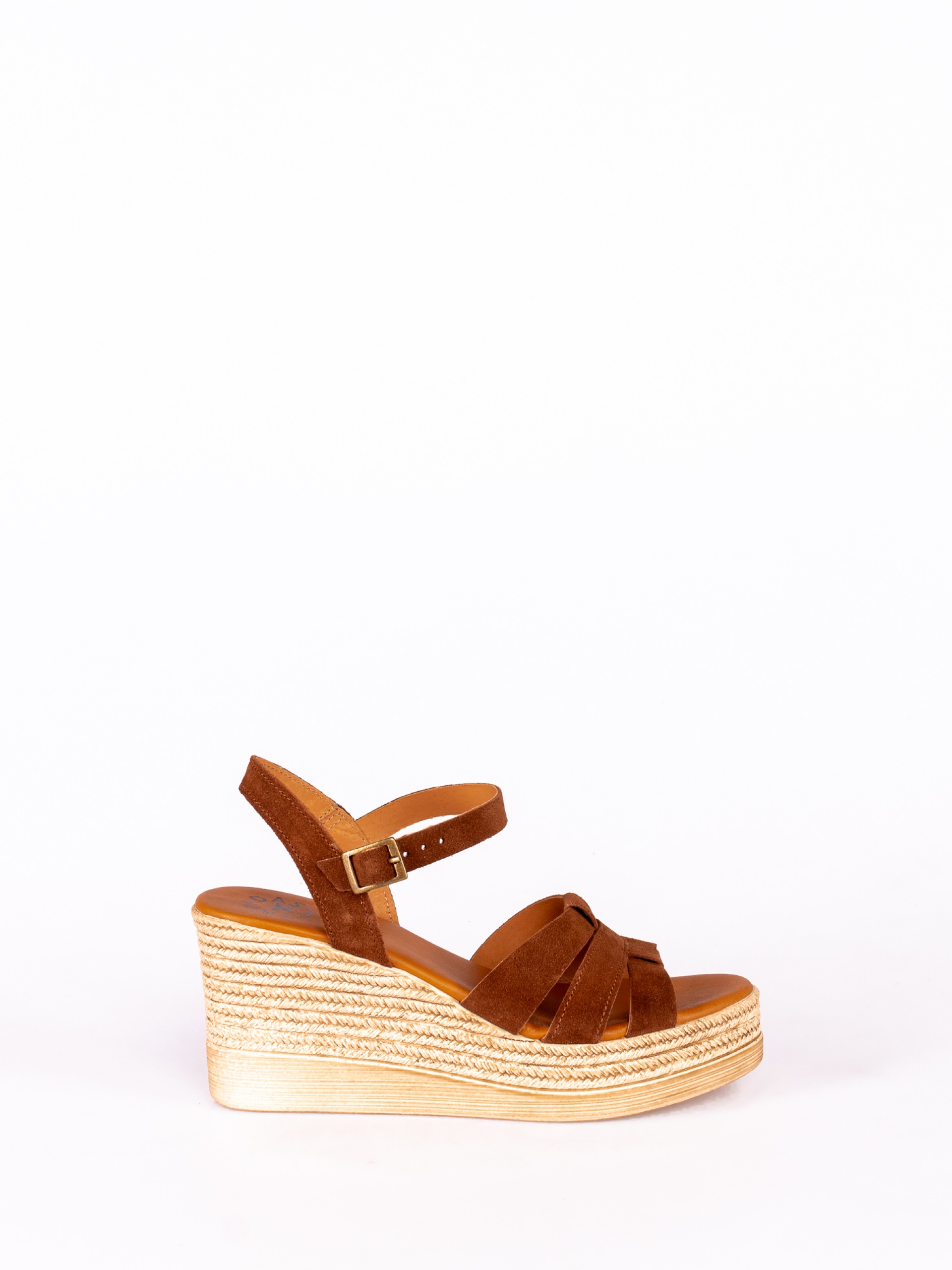 Sandália de Cunha Alta em Camurça