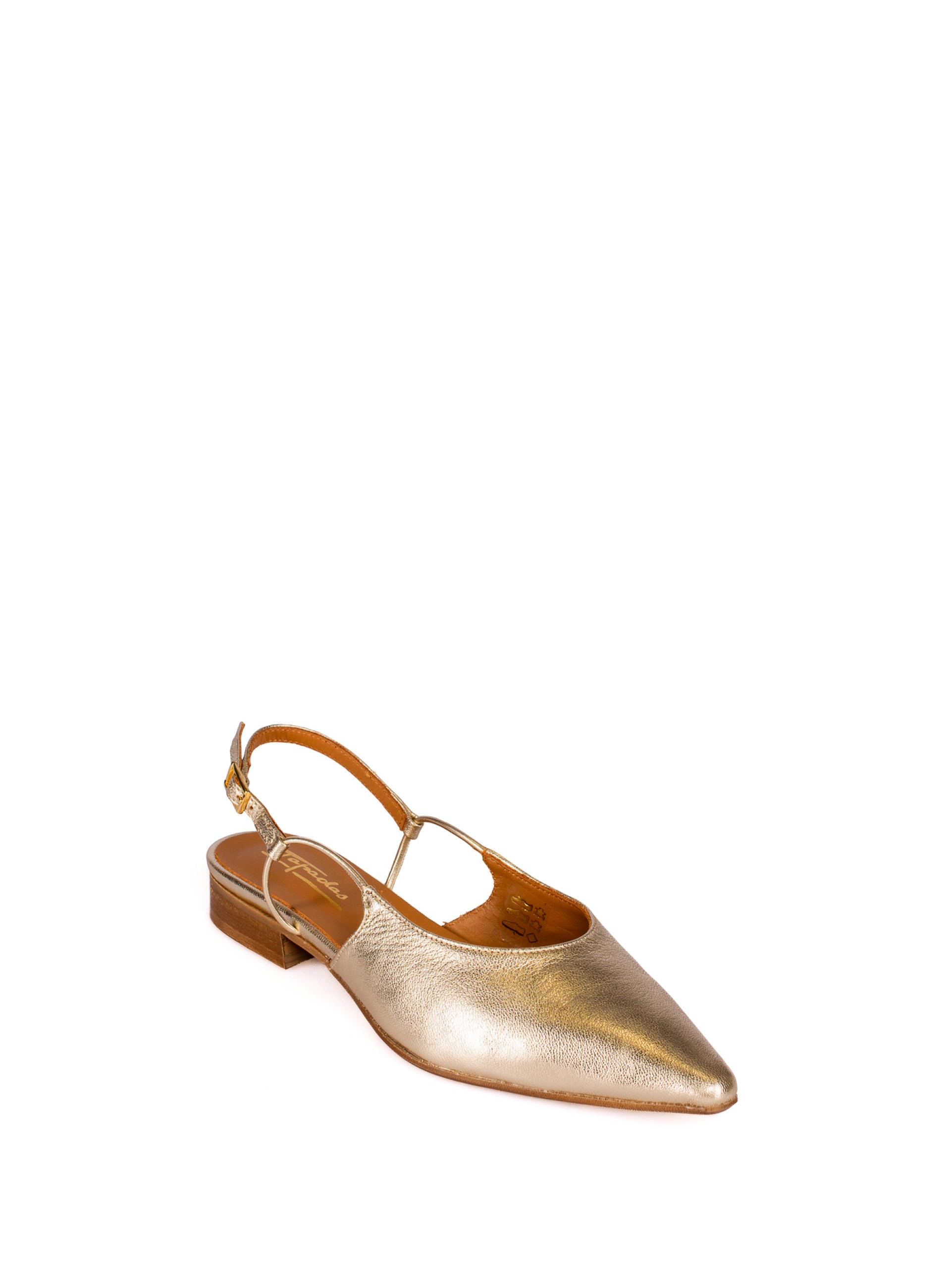 Laminated Leather Mule