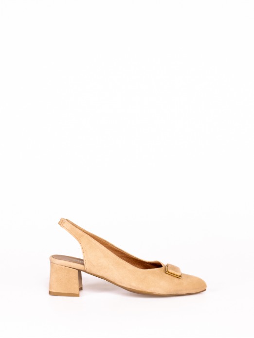 Heel Shoe with Application