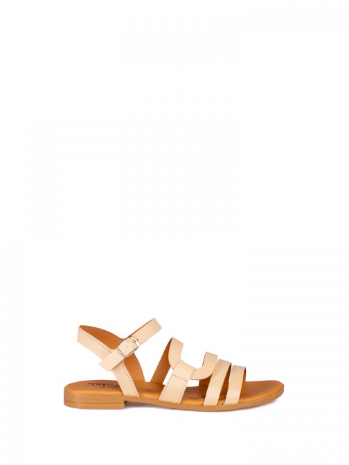 Leather Multi-Strap Sandal