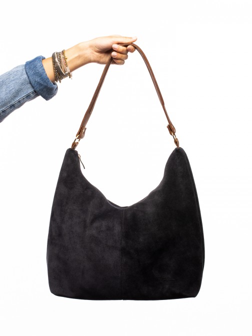 SUEDE SHOULDER BAG