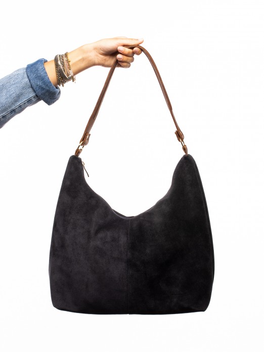 SUEDE SHOULDER BAG