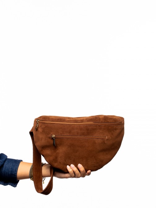 SUEDE WAIST/BODY BAG