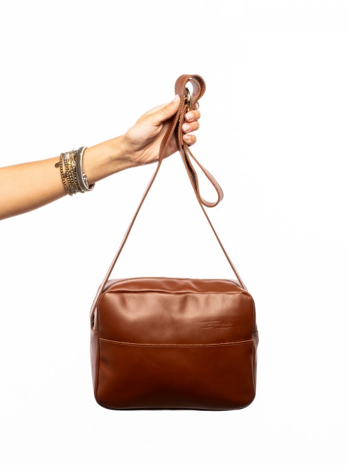 LEATHER CROSSBODY BAG