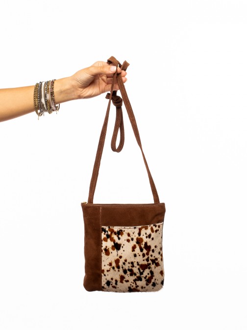SMALL CROSSBODY BAG IN SUEDE