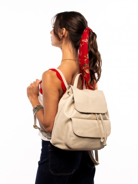 LEATHER BACKPACK