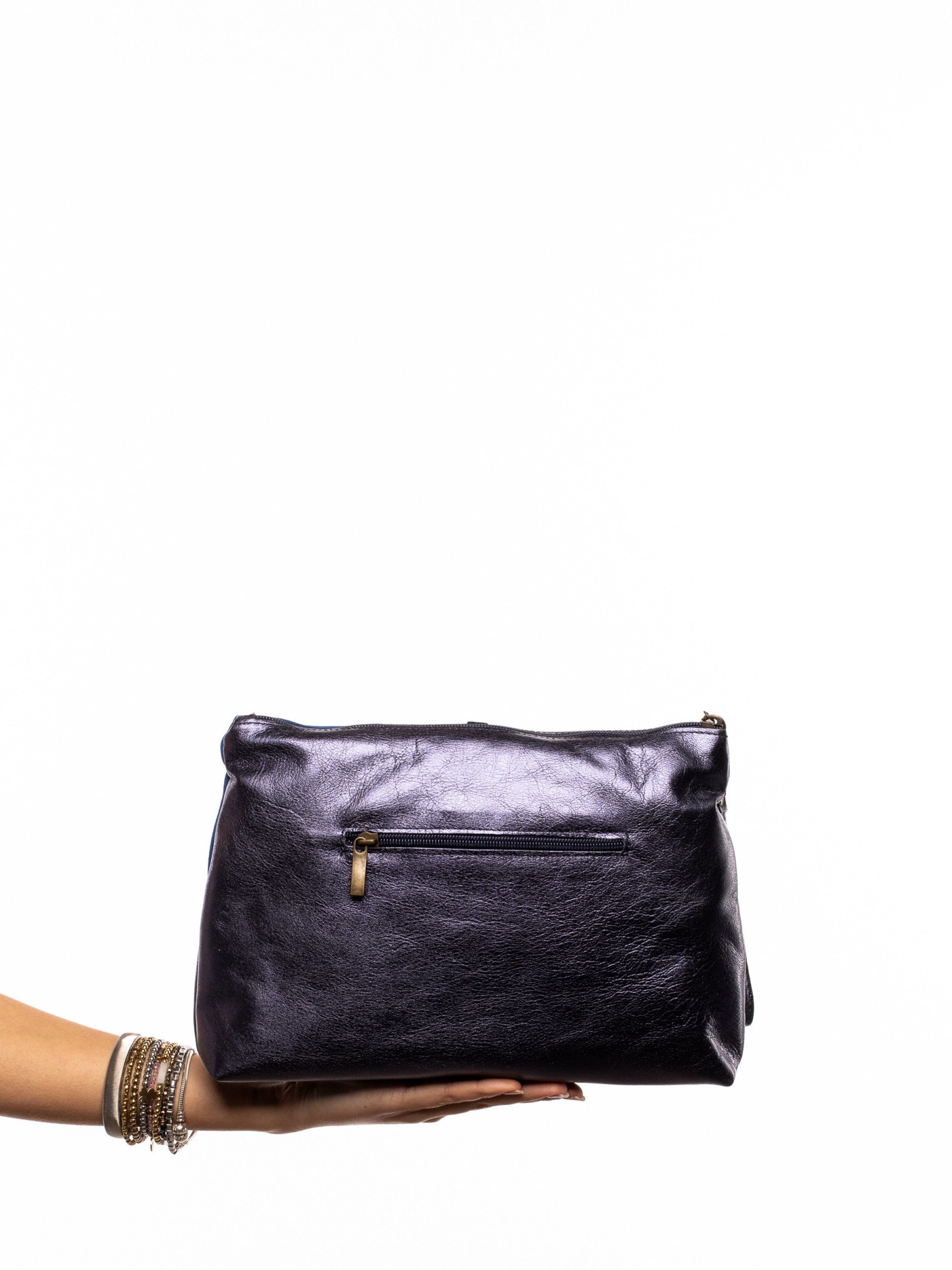 Suede and Leather Handbag