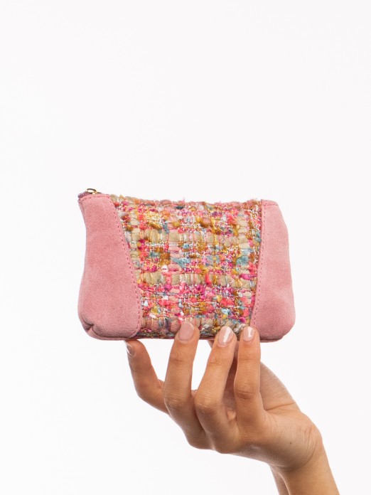 CARTEIRA EM CAMURA COM TEXTIL