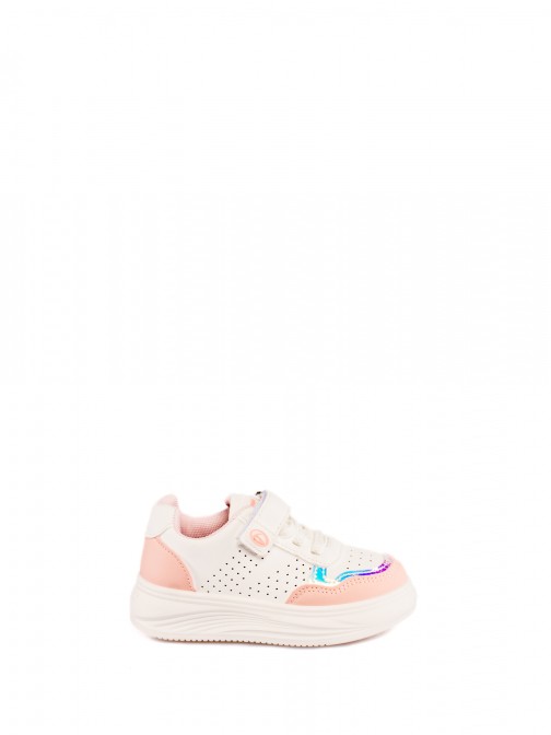 SPORTS SHOE WITH ELASTIC AND VELCRO