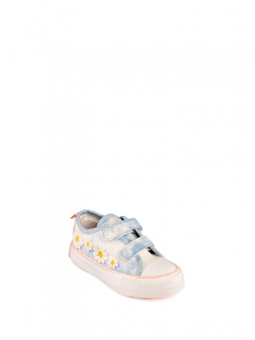 CANVAS SPORT SHOES WITH VELCRO