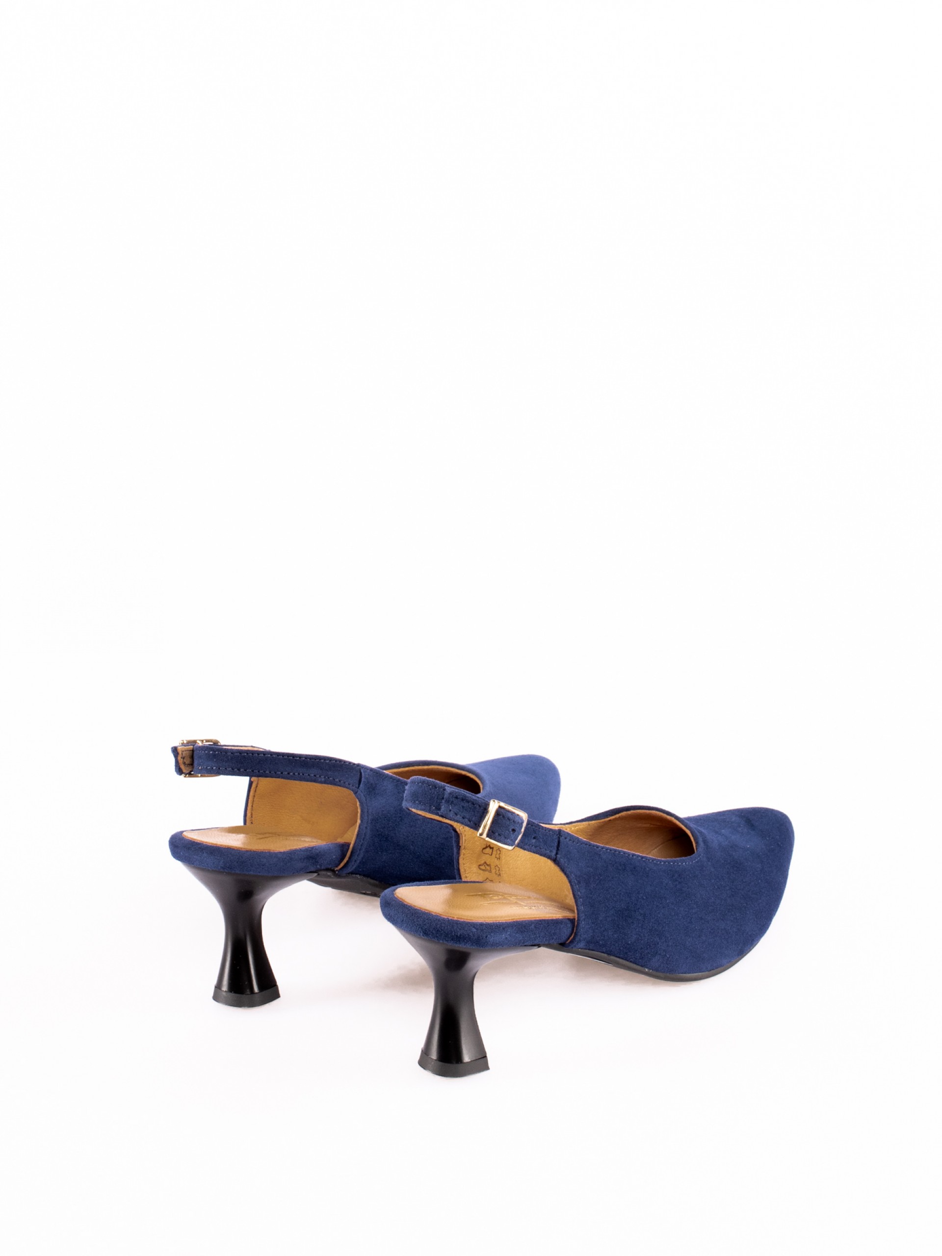 Mule with Suede Heels