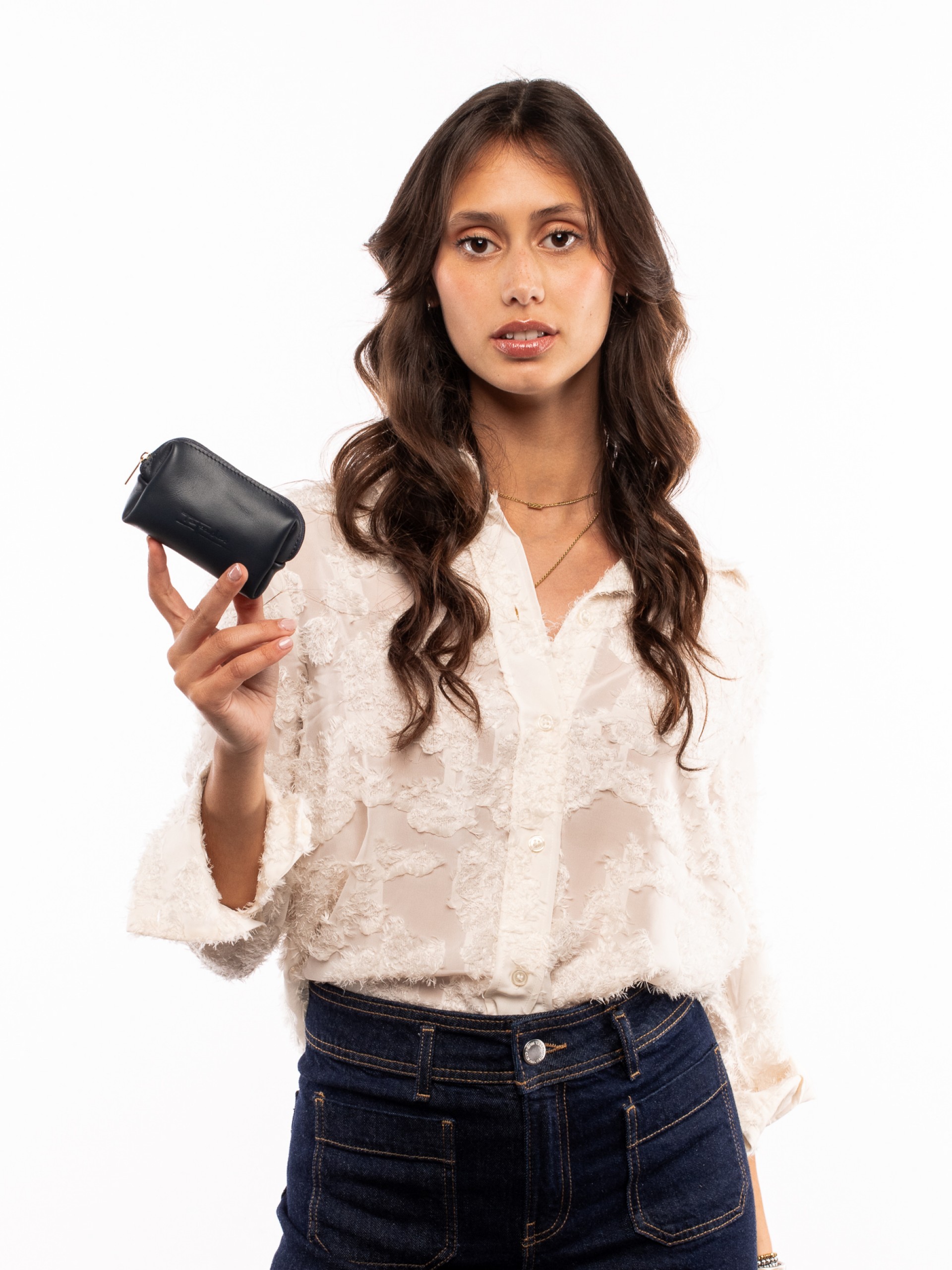 PORTA MOEDAS EM PELE