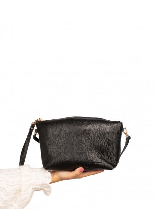 BOLSA MO E TIRACOLO EM PELE