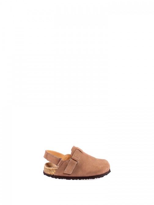 Bio Suede Clog with Velcro