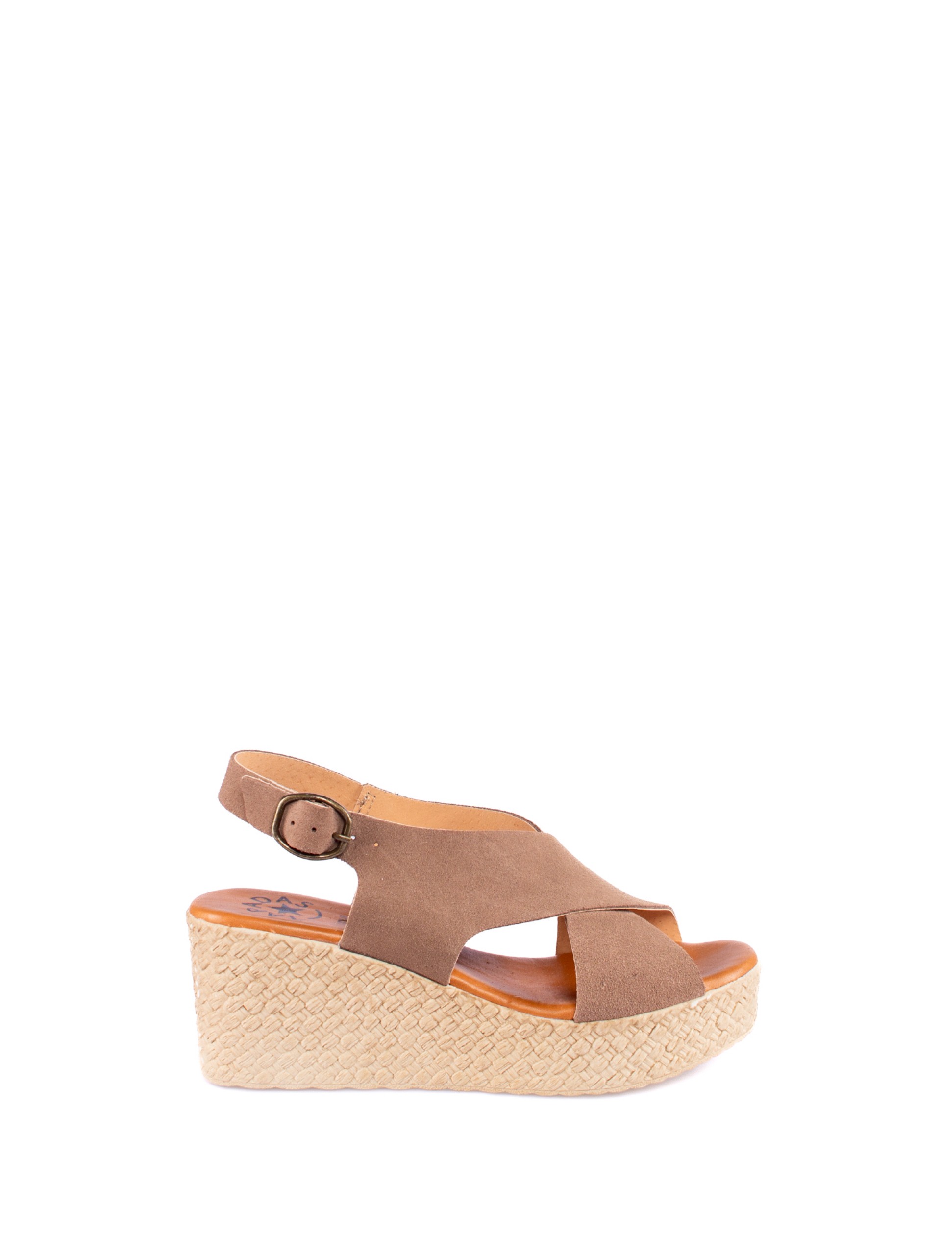 Suede Wedge Sandal