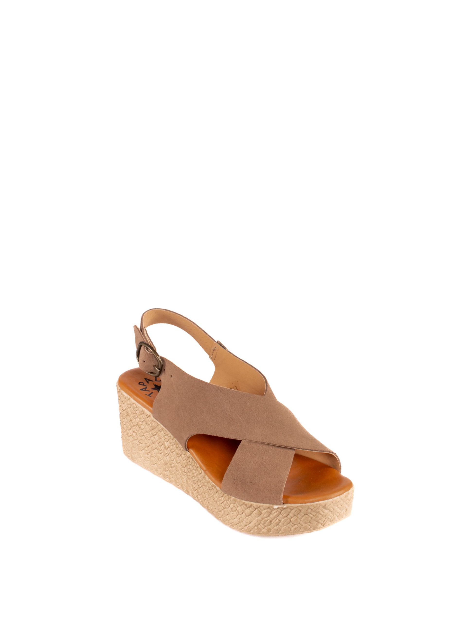 Suede Wedge Sandal