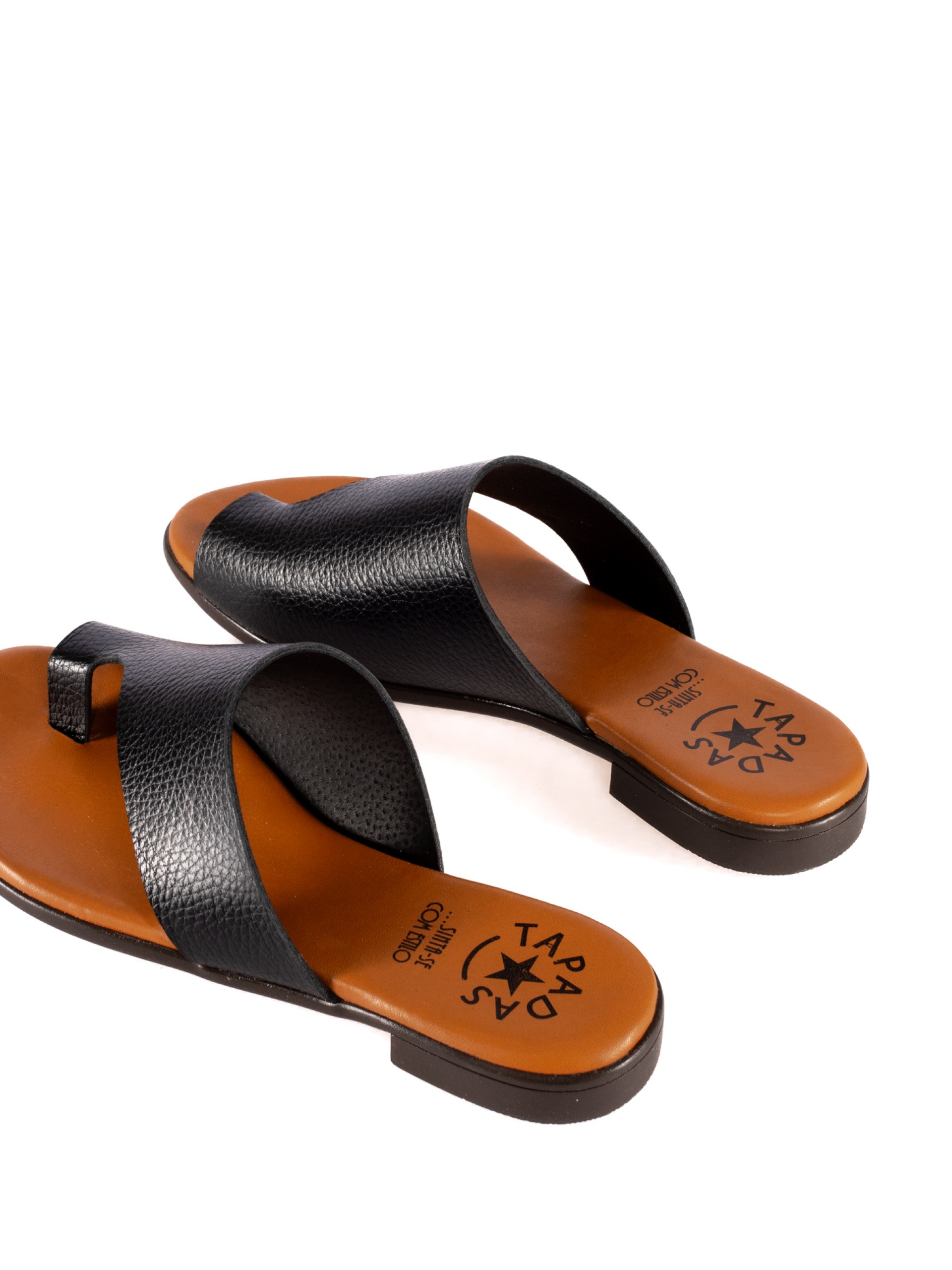 Slipper with Large Leather Bow