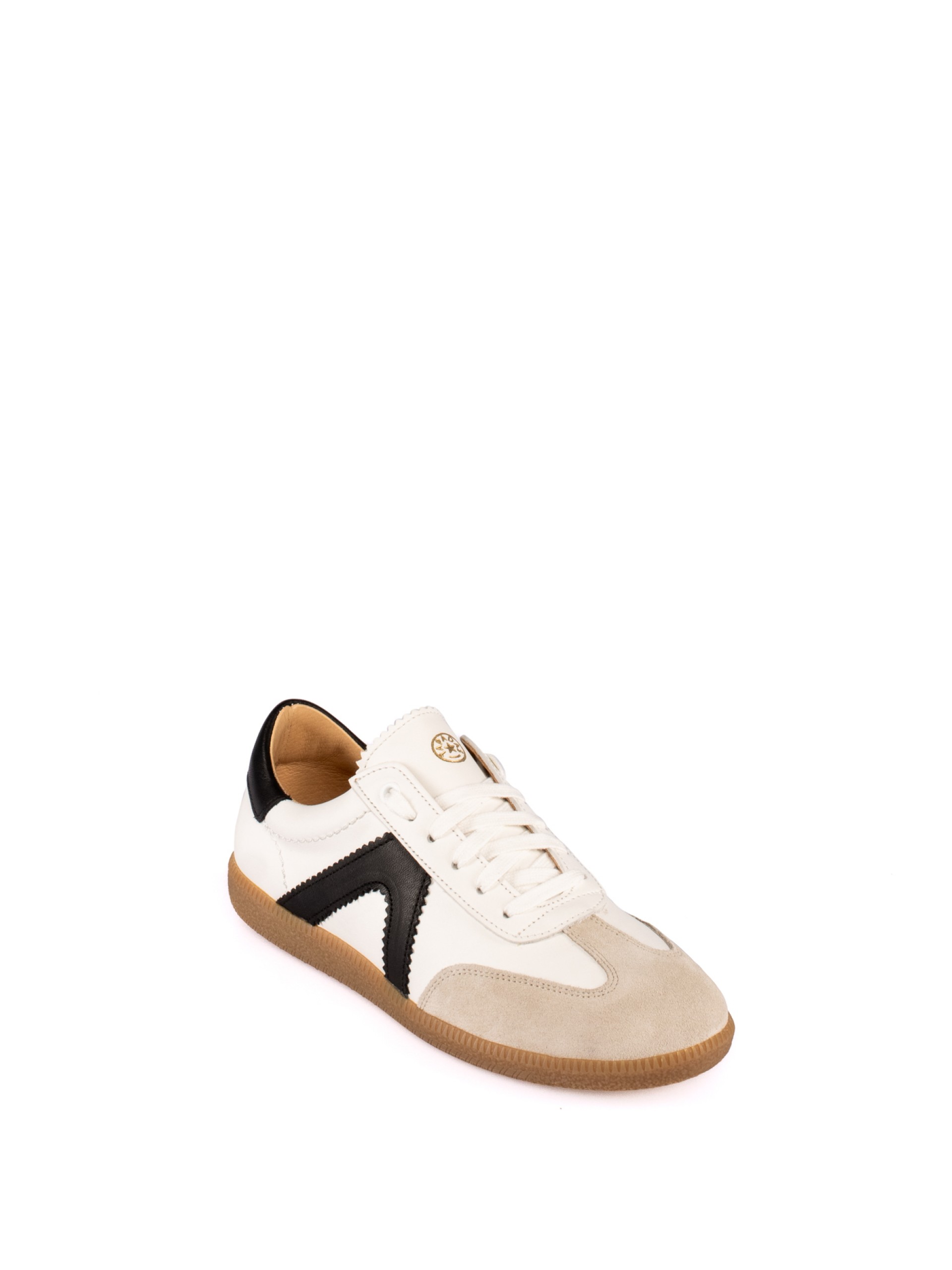 Sapato Desportivo em Pele e Camurça